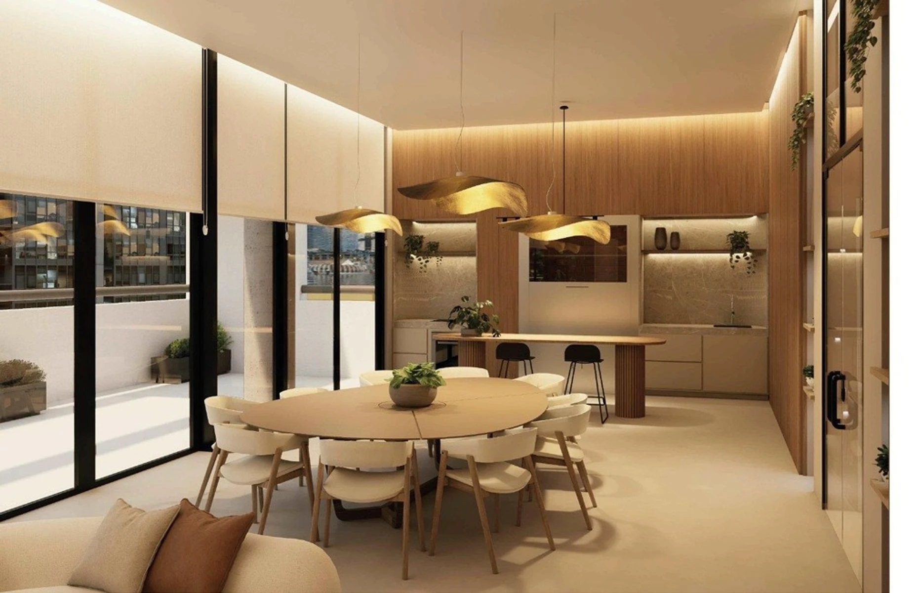 ALQUILER EXCLUSIVO PENTHOUSE 3 DORMITORIOS TOTALMENTE AMOBLADO - PALACIO DE LOS PATOS